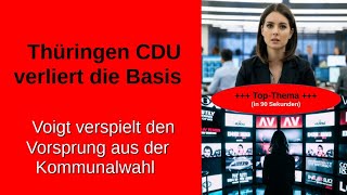 CDU verliert Basis Thüringen Sonntagsfrage Wahlumfrage AfD siegt Björn Höcke Mario Voigt Wahlspot [upl. by Leahci170]