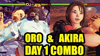 SFV Oro amp Akira Day 1 Combo [upl. by Monjan]