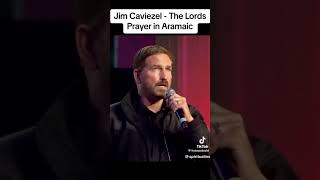 Jim caviezel saying the Lord’s prayer in aramaic [upl. by Yanal857]