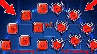 Full Leeching 1 VS Full Leeching 3 In Blockman Go BedWars  blockman go [upl. by Alpert]