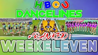 HBCU DANCELINES RANKED 2024  TOP 10  WEEK 11 💚❤️🖤💛💙🩵🤍🧡🩷 [upl. by Volny]