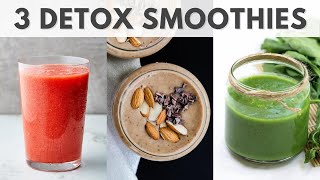 Healthy Breakfast Smoothies for Detox  Meal Replacement Shakes with Natural Ingredients [upl. by Enyrat28]