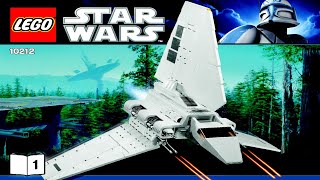 LEGO instructions  Star Wars  10212  Imperial Shuttle Book 1 [upl. by Heida]