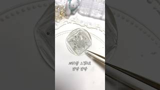 투명한 실링왁스 꾸미기  반짝 영롱이는 보석을 곁들인  sealing wax 💎 실버 크리스탈 [upl. by Godfrey]