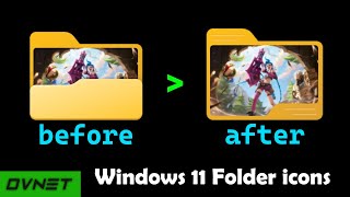 How to Change Folder Thumbnails  Windows 11 [upl. by Eireva205]