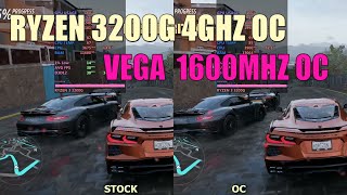 Ryzen 3200g Overclock vs Stock Vega 8 [upl. by Loma514]