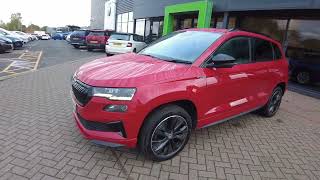 2022 SKODA Karoq 15 TSI 150ps SportLine driveingram autotrader usedcars [upl. by Robbyn]