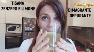 Tisana Dimagrante Zenzero e Limone [upl. by Artimas]