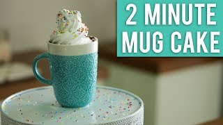 माइक्रोवेव केक बनाएँ सिर्फ़ २ मिनट में । 2 minute Microwave cake in a Mug I Chef Meghna [upl. by Idnir]