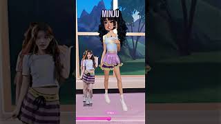 illit’s lucky girl Syndrome stage outfits 😭 roblox dresstoimpress illit kpop shorts [upl. by Alansen]