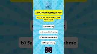 📚 MFA Prüfungsvorbereitung  Prüfungsfrage 50 [upl. by Manheim]