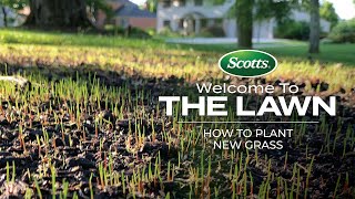 Welcome To The Lawn How to Plant New Grass [upl. by Renard]