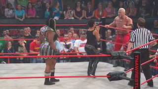 Bobbt Lashley amp Kristal vs Scott Steineramp Awesome Kong  TNA Classic Moments [upl. by Oidivo]