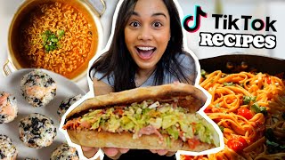 I tried viral TikTok recipes [upl. by Aserehc]