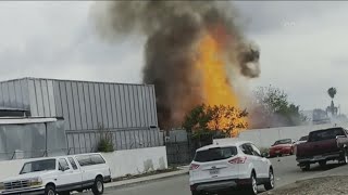 Compressed gas cylinders explode in Montclair [upl. by Ladd504]