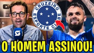 ðŸ’¥BOMBA TORCIDA COMEMOROU FECHADO ATÃ‰ 2029 CHEGOU REFORÃ‡O ÃšLTIMAS NOTÃCIAS DO CRUZEIRO HOJE [upl. by Akerdnuhs]