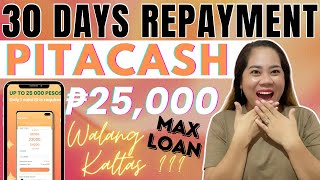 PITACASH LEGIT  30 DAYS TO PAY  BUO PANG MATATANGGAP  LOAN UP TO ₱25000 [upl. by Etka]