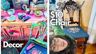 Maximalist Decorating  Thrift Store Decor [upl. by Hakceber520]