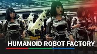 Chinas Westworld Inside the incredible humanoid robot factory  ABSCBN News [upl. by Nipahc]