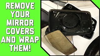 How to disassemble  take apart a side mirror on a 2019 2020 2021 SIlverado or Sierra [upl. by Esened358]