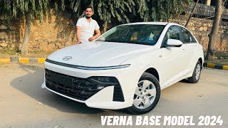 Only 11 lakh Unveiling the 5Star Queen New Verna Ex 2024 [upl. by Litt]