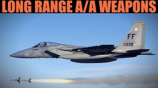 F15C Eagle BVR Long Range Missiles Tutorial  DCS WORLD [upl. by Ycart]