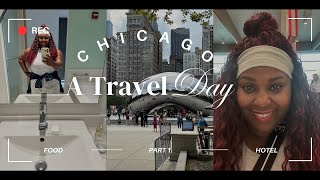 TRAVEL DAY VLOG ✈️l Flying to Chicago Part 1 l Bad Hotel Experience  Food and more [upl. by Rika]