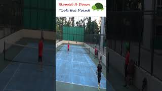 Slowed It Down Took the Point tennis tennisshorts tennisreels reels slowed shorts [upl. by Adnema691]