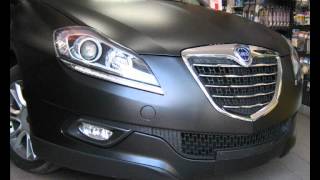 RIVESTIMENTO LANCIA DELTA NERO OPACO TETTO NERO LUCIDO CAR WRAPPING [upl. by Stanzel808]