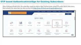 National Pension System OTP based eSign Process Video [upl. by Richarda]