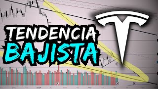 Tesla con Tendencia Bajista  Análisis Acción Tesla TSLA [upl. by Assenal]