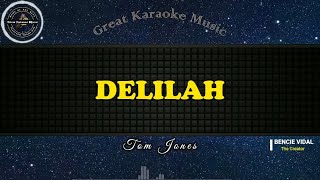 Delilah KARAOKE Tom Jones [upl. by Fanchan]