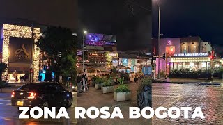 Zona Rosa Bogota  Que hacer en Bogota  De Compras en Bogota [upl. by Bentley]