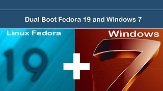 Dual boot Installation windows 7 and fedora 19 [upl. by Juliano]