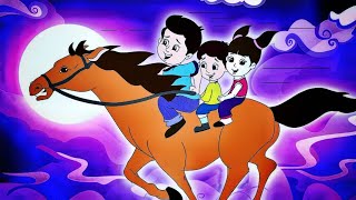 लकड़ी की काठी काठी पे घोड़ा  Lakdi Ki Kathi  Most Popular Hindi Rhyme For Kids 9388 [upl. by Artimed]