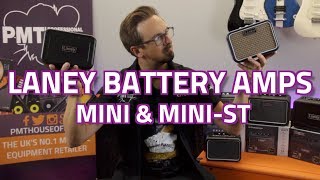 Laney Mini amp Mini ST Battery Powered Amps  Review amp Demo [upl. by Lael]