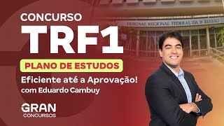 Concurso TRF 1  Plano de Estudos Eficiente até a Aprovação [upl. by Walliw898]