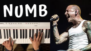 PIANO FACILE  LINKIN PARK  NUMB TUTORIAL [upl. by Esoryram]