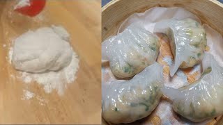 how to make dimsum dough restaurant style dumpling skin important flour cheffood [upl. by Nihs467]