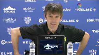 Rueda de prensa SD Huesca vs Real Madrid [upl. by Novyert85]