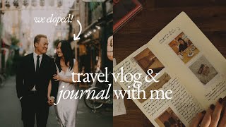 Eloping amp Flying to Japan ✈️🇯🇵 Travel Vlog amp Journal With Me  3 Weeks in Tokyo  Part 1 [upl. by Tikna763]