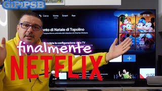 finalmente NETFLIX ufficiale sul Decoder Digitale Terreste DVBT2 Telesystem UP T2 4K AndroidTV 12 [upl. by Eelsha208]