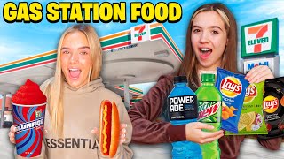 Only Eating USA Gas Station Foods for 24 Hours 🇺🇸 [upl. by Clay965]