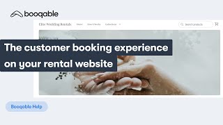 The customer booking experience on your rental website [upl. by Reich]