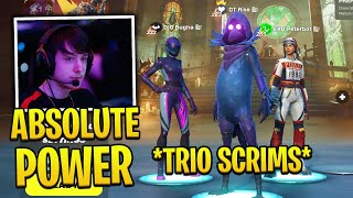 Rise Shows Off His ABSOLUTE POWER with PeterBot amp Bugha in Trio Scrims [upl. by Treb]