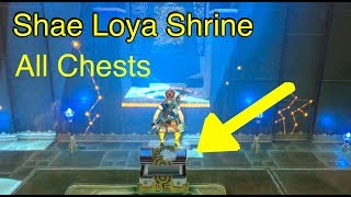 Shae Loya Shrine 100 Complete All Chests  Legend of Zelda Breath of the Wild [upl. by Yekcim]