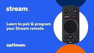 Learn to Pair amp Program your Optimum Stream Remote [upl. by Stiruc]