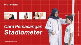 Cara Menggunakan Stadiometer Alat Ukur Tinggi Badan dari SOLO ABADI Mudah dan Praktis Digunakan [upl. by Longawa719]