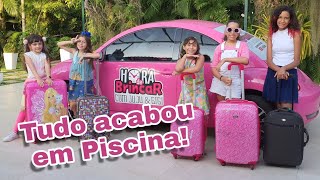 TUDO ACABOU EM PISCINA NA MANSÂO DOS YOUTUBERS [upl. by Roee]