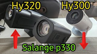 Test projektora Led Salange p330 konturecja dla Hy300 [upl. by Tamer243]